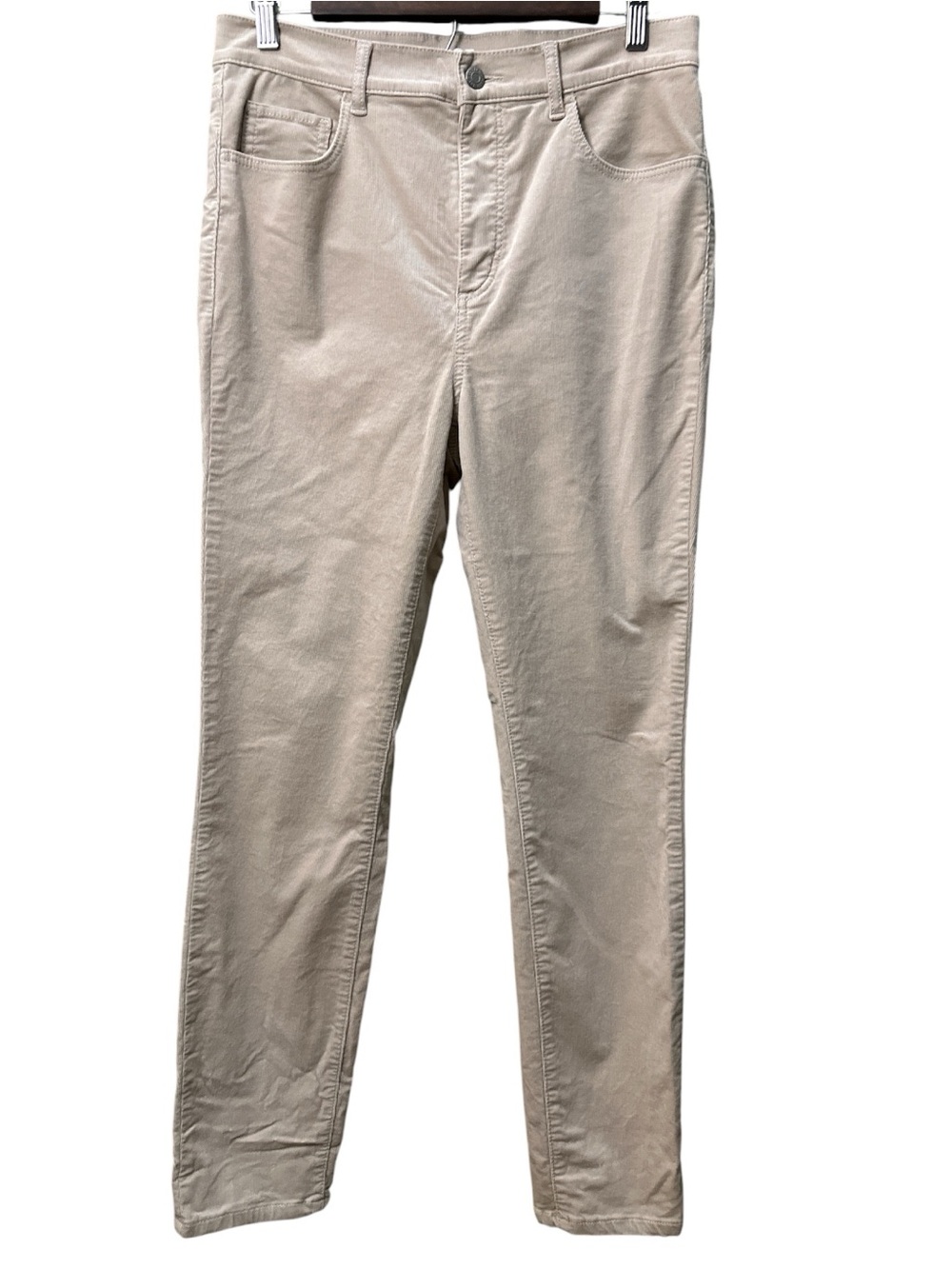 LOFT Women’s Straight Leg Corduroy Jeans in Light Taupe Beige 28/6